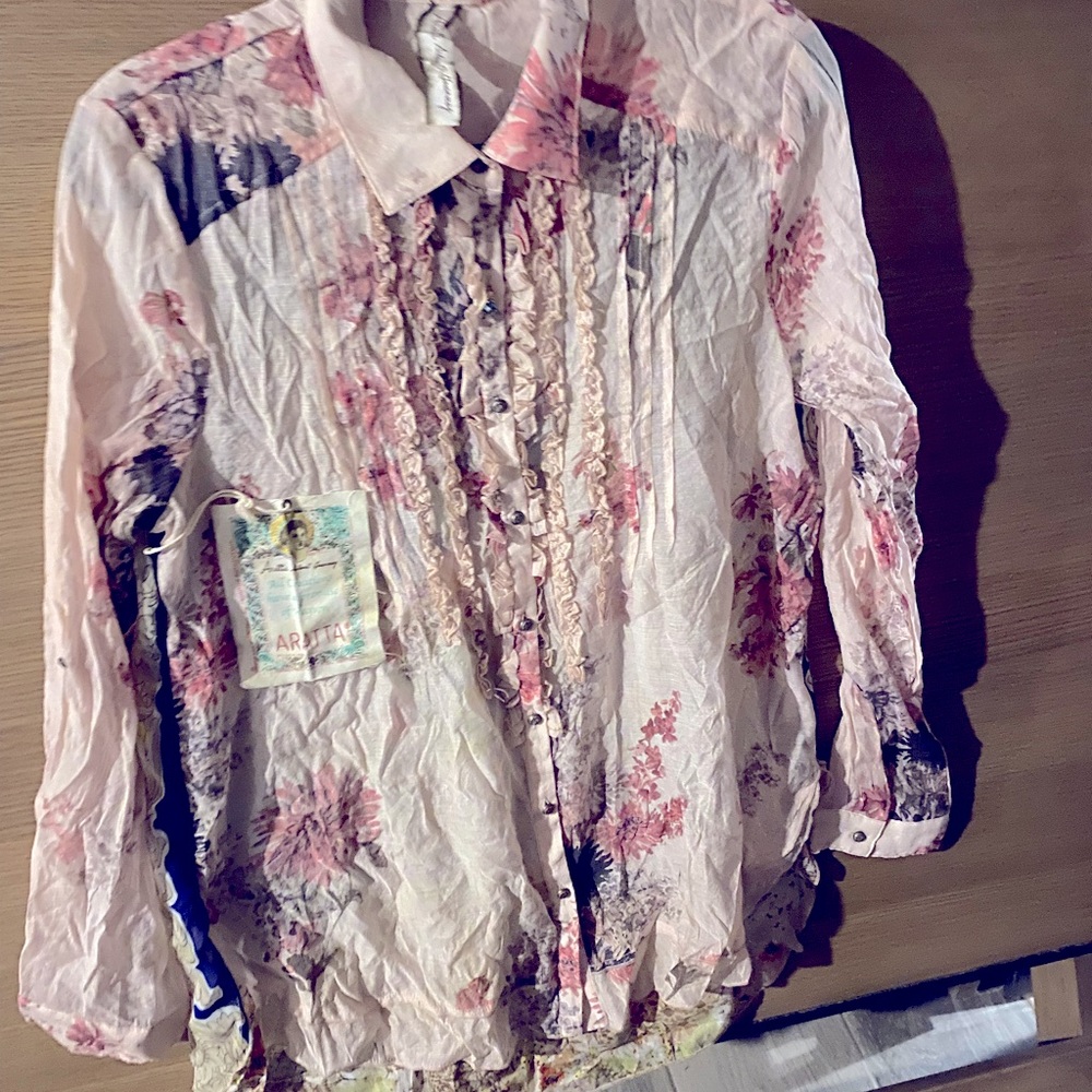 ARRATA silent journey Designer Blouse L